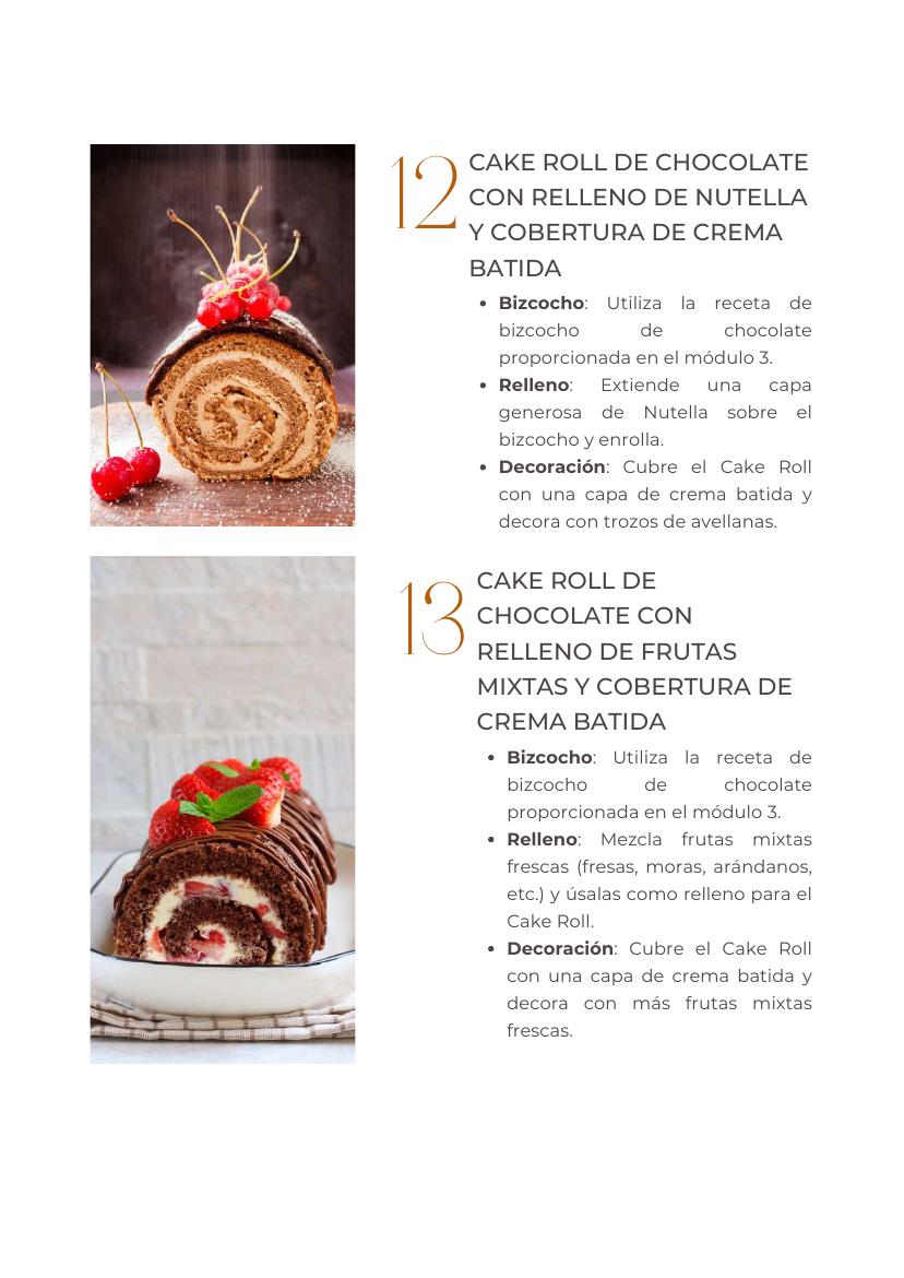 Página interior sobre Cake Rolls innovadores